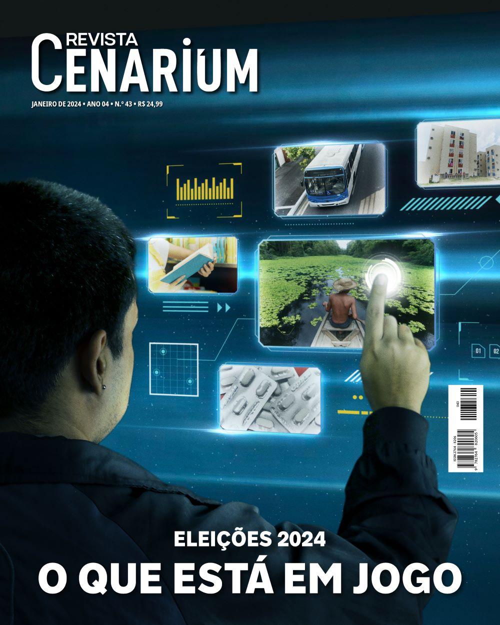 Revista Cenarium Ed 43 - capa Revista Cenarium | Ed. 43 – Janeiro/2024 - Imagem 1